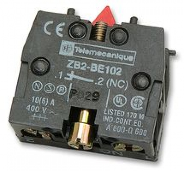 Schneider Electric Auxiliary switch block 1 NC ZB2-BE102