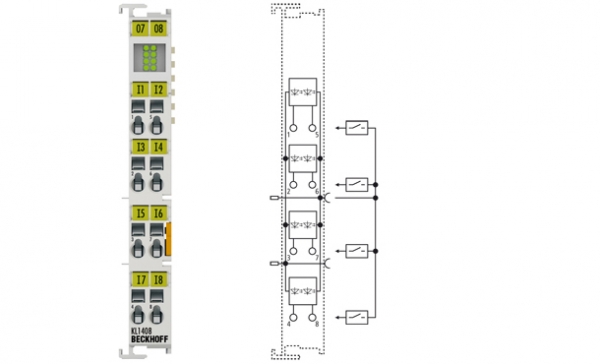 Beckhoff KL1418-channel digital input terminal 24VDC