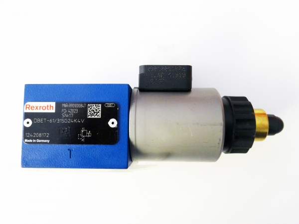 Rexroth DBET-61/315G24K4V Proportional pressure relief valve, directly operated, without integrated electronics