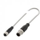 Balluff Steckverbinder mit Kabel M12x1, 0,3m, PVC